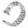 Curea metalica compatibila cu Apple Watch, 44mm, Argintiu