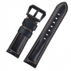 Curea piele naturala pentru Misfit Vapor, Telescoape QR, 20mm, Negru