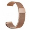 Curea tip Milanese Loop, compatibila Huawei Fit Honor S1, Rose Gold