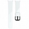 Curea silicon, compatibila Huawei Watch 2 Sport, telescoape Quick Release, 20mm, Alb
