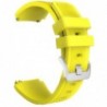 Curea silicon, compatibila Huawei Watch GT, telescoape Quick Release, 22mm, Yellow