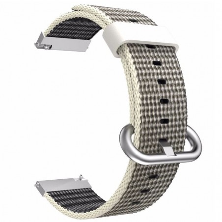 Curea material textil, compatibila Huawei Watch GT, telescoape Quick Release, 22mm, Gri