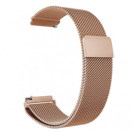 Curea metalica compatibila Galaxy Watch 6|Watch 5|Watch 4|Huawei Watch GT 3 42mm|GT 3 Pro 43mm|GT 2 42mm, Rose gold