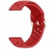 Curea din silicon, compatibila Huawei Watch 2 Sport, telescoape Quick Release, 20mm, Red