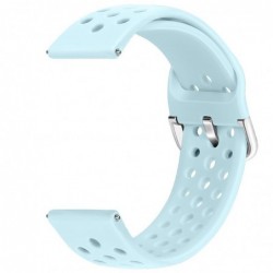 Curea din silicon, compatibila Amazfit Pace 1, telescoape Quick Release, 22mm, Albastru