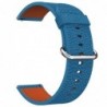 Curea piele, compatibila Huawei Watch GT, telescoape Quick Release, 18cm, Ocean Blue