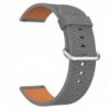 Curea piele, compatibila Huawei Watch GT, telescoape Quick Release, 18cm, Gri