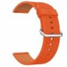 Curea piele, compatibila Samsung Galaxy Watch 46mm, telescoape Quick Release, Size S, Portocaliu