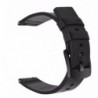 Curea piele naturala, compatibila Samsung Galaxy Watch Active 2, telescoape Quick Release,  Negru