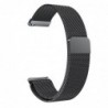 Curea Milanese Loop Slim, compatibila Samsung Galaxy Watch Active 2, telescoape Quick Release,  Negru