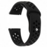 Curea silicon, compatibila Huawei Watch GT 2 42mm, telescoape Quick Release, Negru