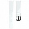Curea silicon, compatibila Huawei Watch GT 2 42mm, telescoape Quick Release, Alb