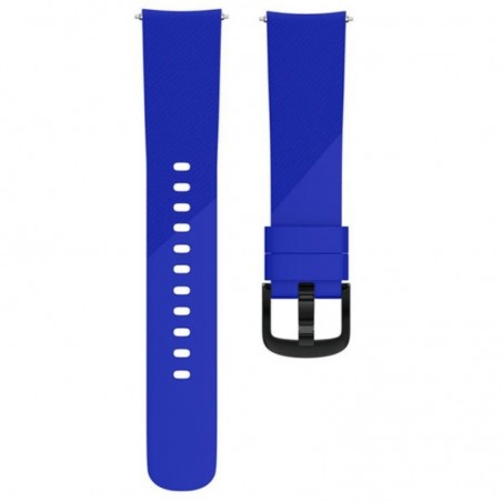 Curea silicon, compatibila Huawei Watch GT 2 42mm, telescoape Quick Release, Albastru