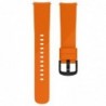 Curea silicon, compatibila Huawei Watch GT 2 42mm, telescoape Quick Release, Portocaliu
