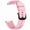 Curea silicon, compatibila Huawei Watch GT 2 42mm, telescoape Quick Release, Roz