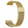 Curea metalica compatibila Huawei Watch GT 2 46mm, Milanese Loop, telescoape Quick Release, 22mm, Auriu