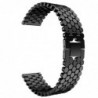 Curea metalica compatibila Huawei Watch GT 2 46mm, telescoape Quick Release, Bright-Black