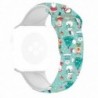 Curea silicon, compatibila Apple Watch 42mm, Magia Craciunului