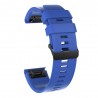 Curea silicon compatibila Garmin D2 Bravo Aviator, 26mm, Midnight Blue