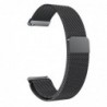 Curea Milanese Loop Slim, compatibila Xiaomi Amazfit GTR 42mm, telescoape Quick Release,  Negru