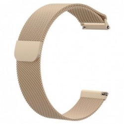 Curea Milanese Loop, compatibila Xiaomi Amazfit GTR 42mm, telescoape Quick Release,  Retro Gold