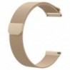 Curea Milanese Loop, compatibila Xiaomi Amazfit GTR 42mm, telescoape Quick Release,  Retro Gold