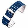 Curea silicon cu doua fete compatibila cu Samsung Galaxy Watch 42mm, 20mm, Albastru/Alb
