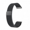 Curea metalica tip Milanese Loop Slim compatibila Samsung Galaxy Watch 42mm, 20mm, Negru