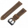 Curea piele compatibila Huawei Watch GT, telescoape Quick Release, 22mm, Maro