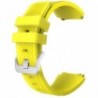 Curea silicon, compatibila Huawei Watch GT, telescoape Quick Release, 22mm, Yellow