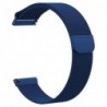 Curea tip Milanese Loop, compatibila Huawei Watch GT, telescoape Quick Release, 22mm, Albastru