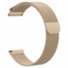 Curea tip Milanese Loop, compatibila Huawei Watch GT, telescoape Quick Release, 22mm, Retro Gold