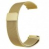Curea metalica compatibila Huawei Watch GT 2 46mm, Milanese Loop, telescoape Quick Release, 22mm, Auriu