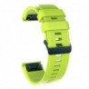 Curea silicon compatibila Garmin Quatix 3, 26mm, Light Green