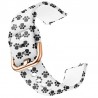 Curea silicon, compatibila Samsung Galaxy Watch Active 2, telescoape Quick Release,  Little Paw