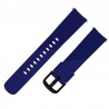 Curea silicon, compatibila Samsung Galaxy Watch Active 2, telescoape QR,  Dark Blue