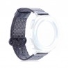 Curea material textil, compatibila Huawei Watch GT 2 46mm, telescoape Quick Release, 22mm, Negru/Argintiu