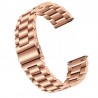 Curea metalica compatibila Huawei Watch GT 2 46mm, telescoape QR, 22mm, Rose Gold