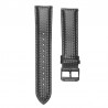 Curea piele compatibila Huawei Watch GT 2 46mm, Telescoape QR, 22mm, Negru Lucios