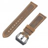 Curea piele compatibila Huawei Watch GT 2 46mm, telescoape QR, 22mm, Maro