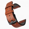 Curea piele naturala, compatibila Huawei Watch GT 2 46mm, telescoape Quick Release, 22mm, Light Brown