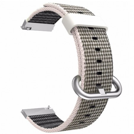 Curea textila compatibila Galaxy Watch 6|Watch 5|Watch 4|Huawei Watch GT 3 42mm|GT 3 Pro 43mm|GT 2 42mm, Gray