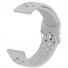 Curea silicon, compatibila Samsung Galaxy Watch 46mm, telescoape QR, Gri