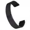 Curea Milanese Loop compatibila cu Samsung Galaxy Watch 46mm, Telescoape QR, Negru, Size S