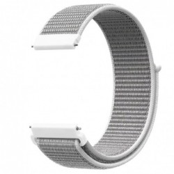 Curea material textil, compatibila cu Amazfit Pace 1, Telescoape QR, 22mm, Light Gray