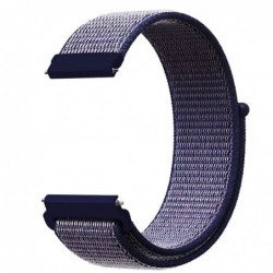 Curea material textil, compatibila cu Amazfit Pace 1, Telescoape QR, 22mm, Savoy Blue