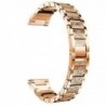 Curea otel compatibila Galaxy Watch 6|Watch 5|Watch 4|Huawei Watch GT 3 42mm|GT 3 Pro 43mm|GT 2 42mm, Rose Gold Diamond