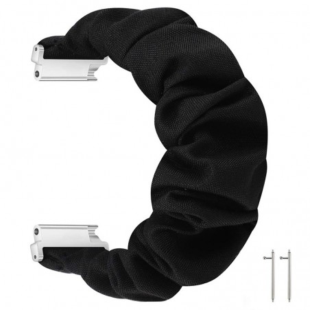Curea textila elastica compatibila Galaxy Watch 6|Watch 5|Watch 4|Huawei Watch GT 3 42mm|GT 3 Pro 43mm|GT 2 42mm, Scrunchies 5