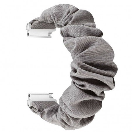 Curea textila elastica, compatibila Samsung Galaxy Watch Active 2, telescoape Quick Release, Scrunchies 12