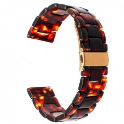 Curea polimer compatibila cu Amazfit Pace 1, Telescoape QR, 22mm, Dark Fire